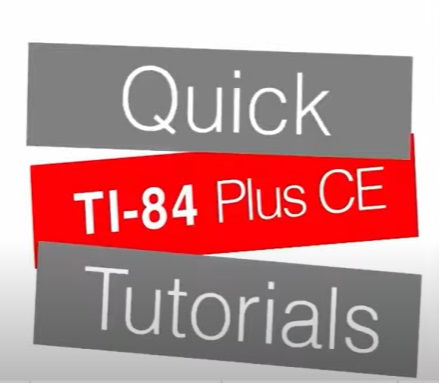 Video Tutorials for the TI-84 Plus CE graphing calculator