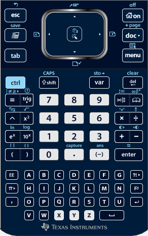 TI-Nspire CX Keypad